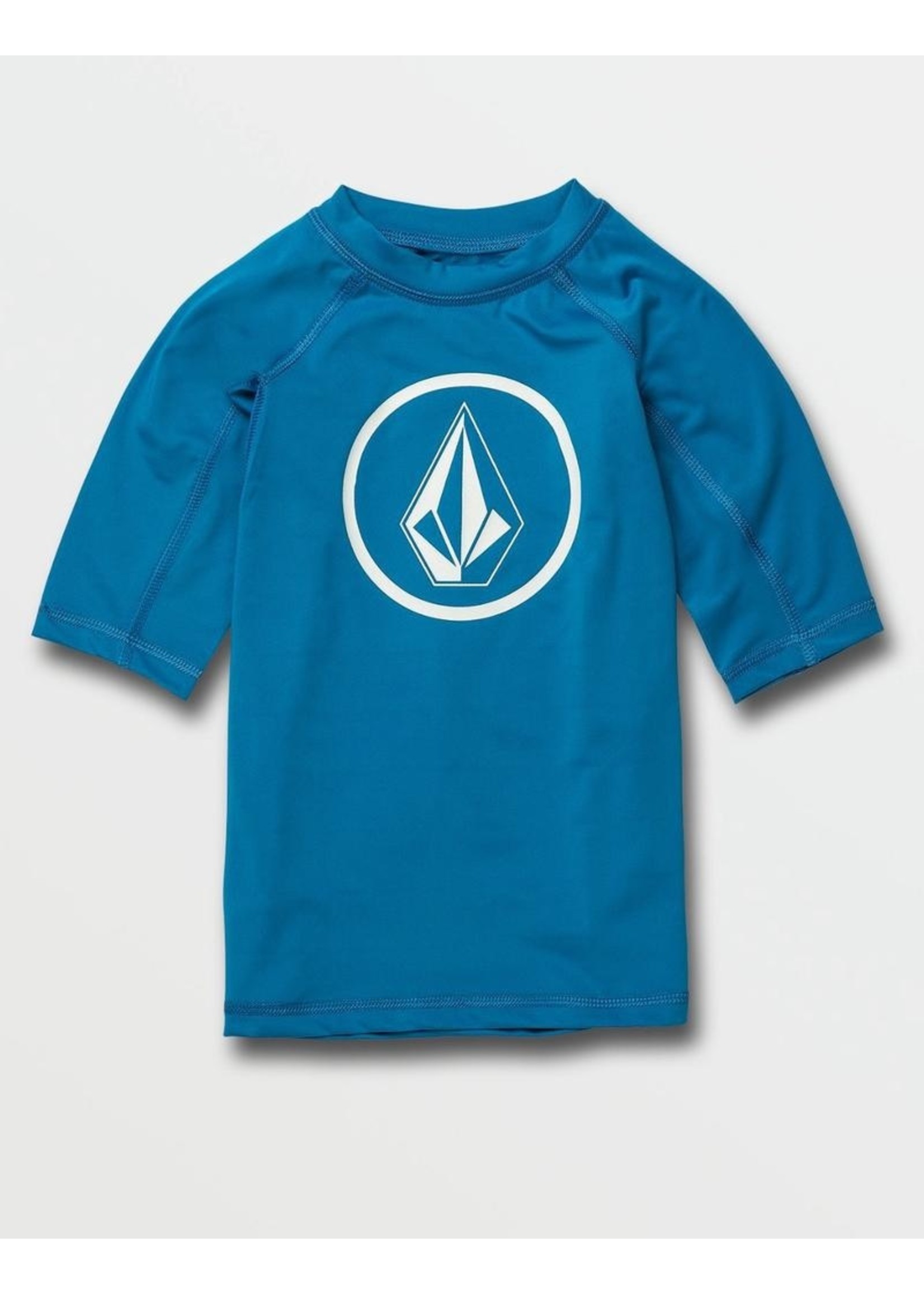 Volcom Volcom Kids, Little Boys Lido True Blue Short Sleeve UPF 50 Rashguard