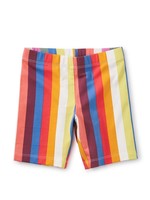 Tea Collection Vibrant Stripe, Printed Bike Shorts