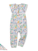 Tea Collection Azores Island Liberty Flutter Sleeve Baby Romper