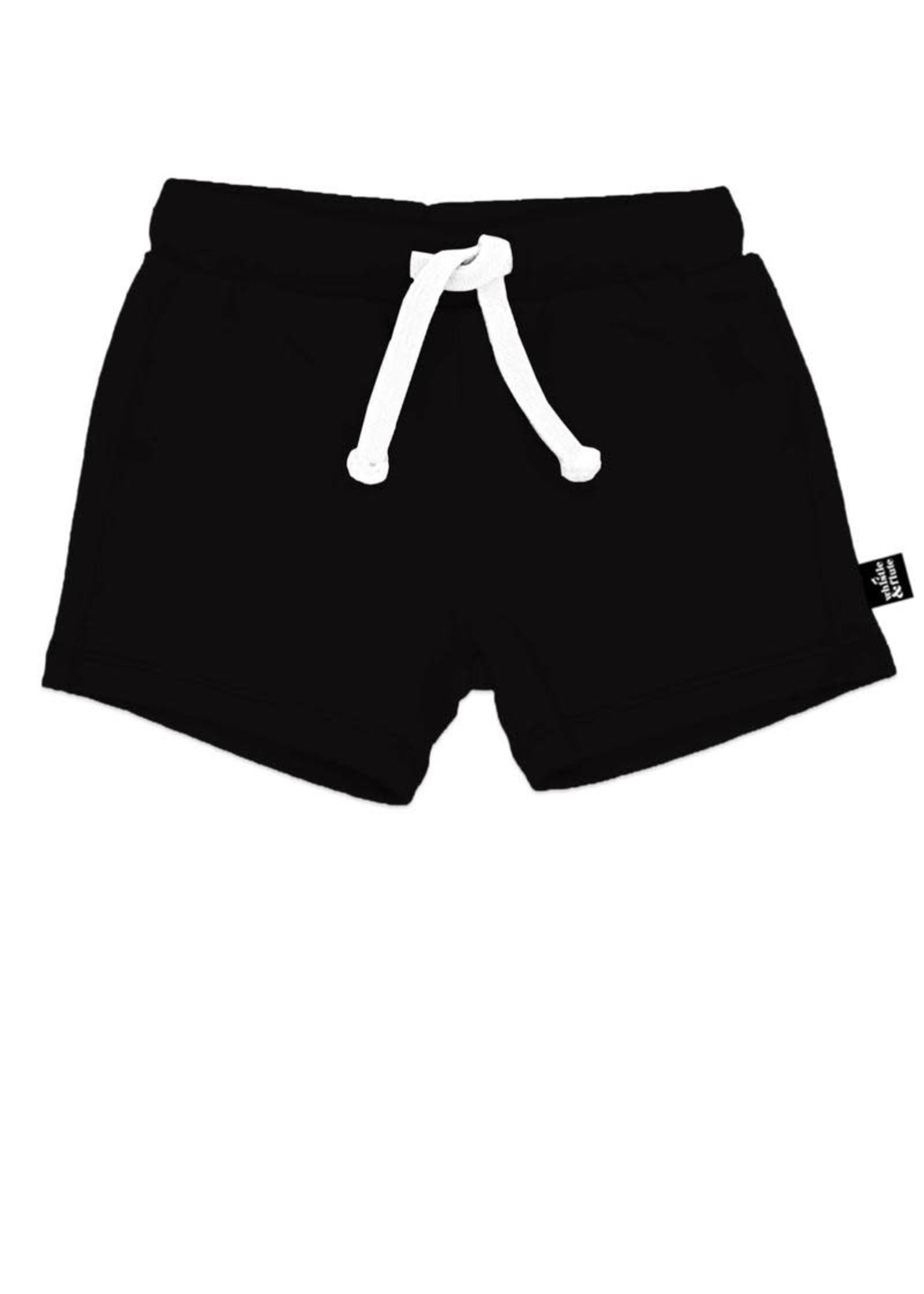 Whistle & Flute Whistle & Flute, Black Bamboo Drawstring Shorts