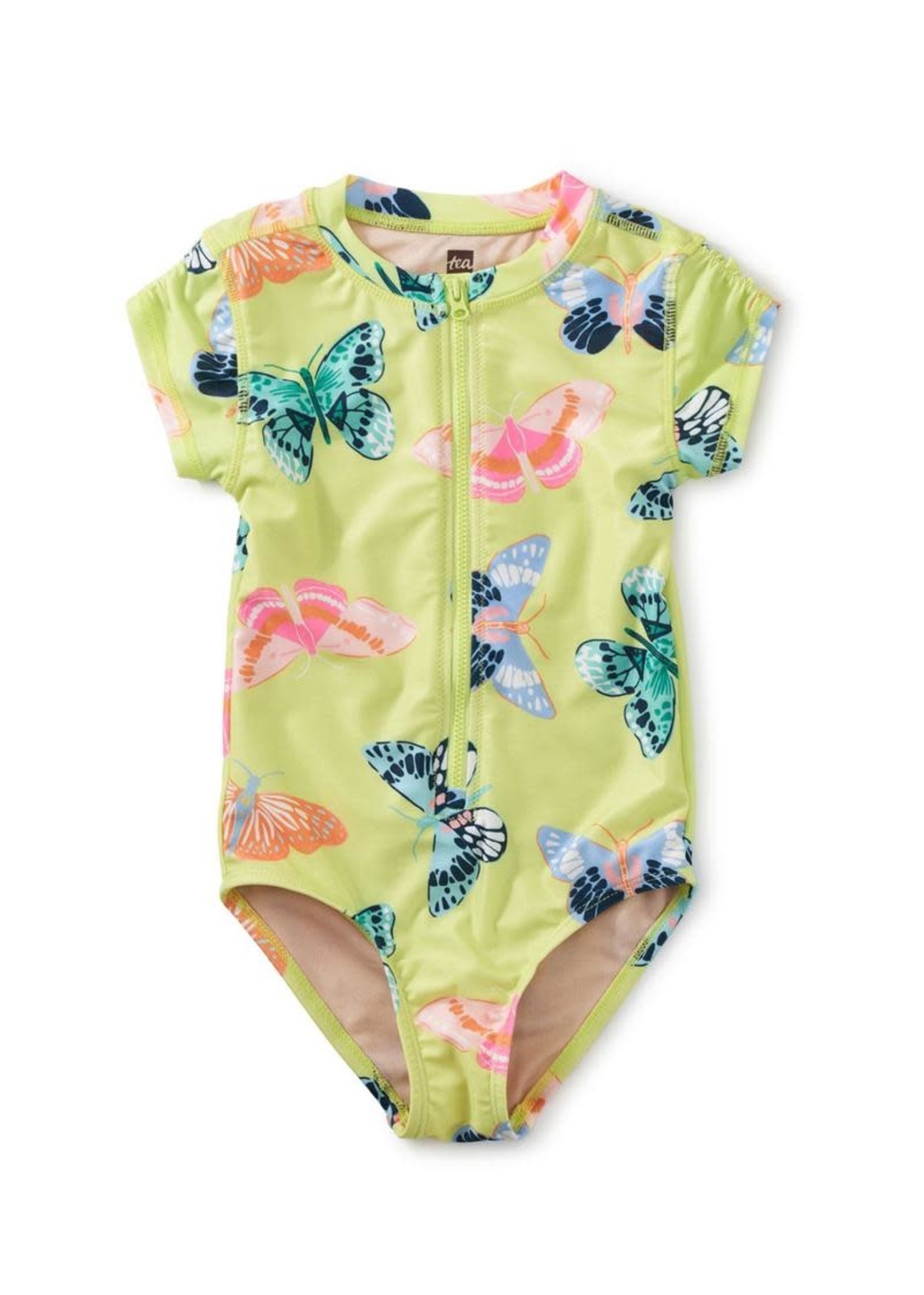 Tea Collection Tea Collection, Butterfly Rash Guard One-Piece Swimsuit