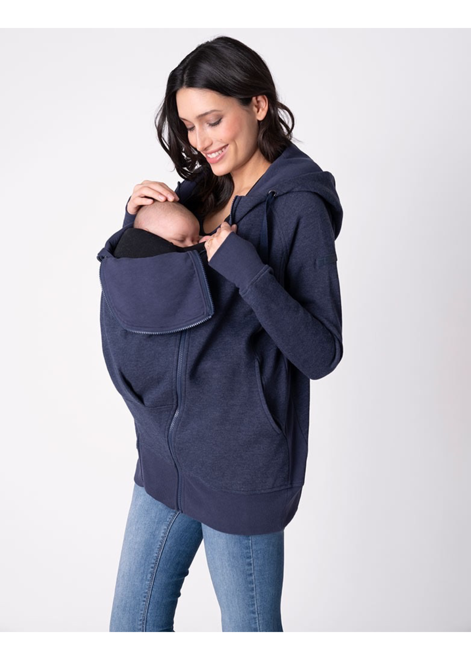 Seraphine Seraphine, Connor: 3-In-1 Active Hoodie in Navy