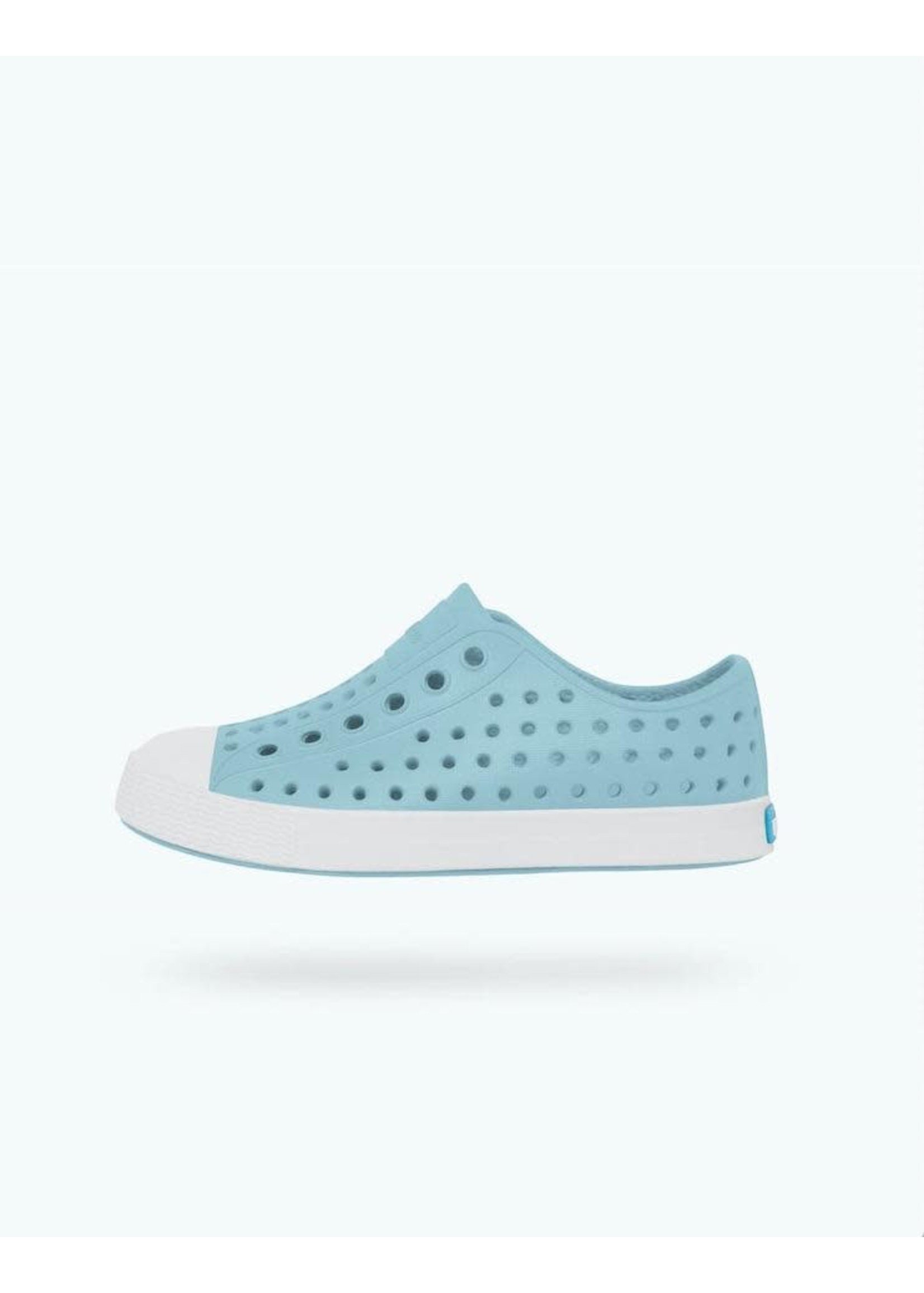Native Shoes Native Shoes, Jefferson Youth / Junior Sky Blue/ Shell White