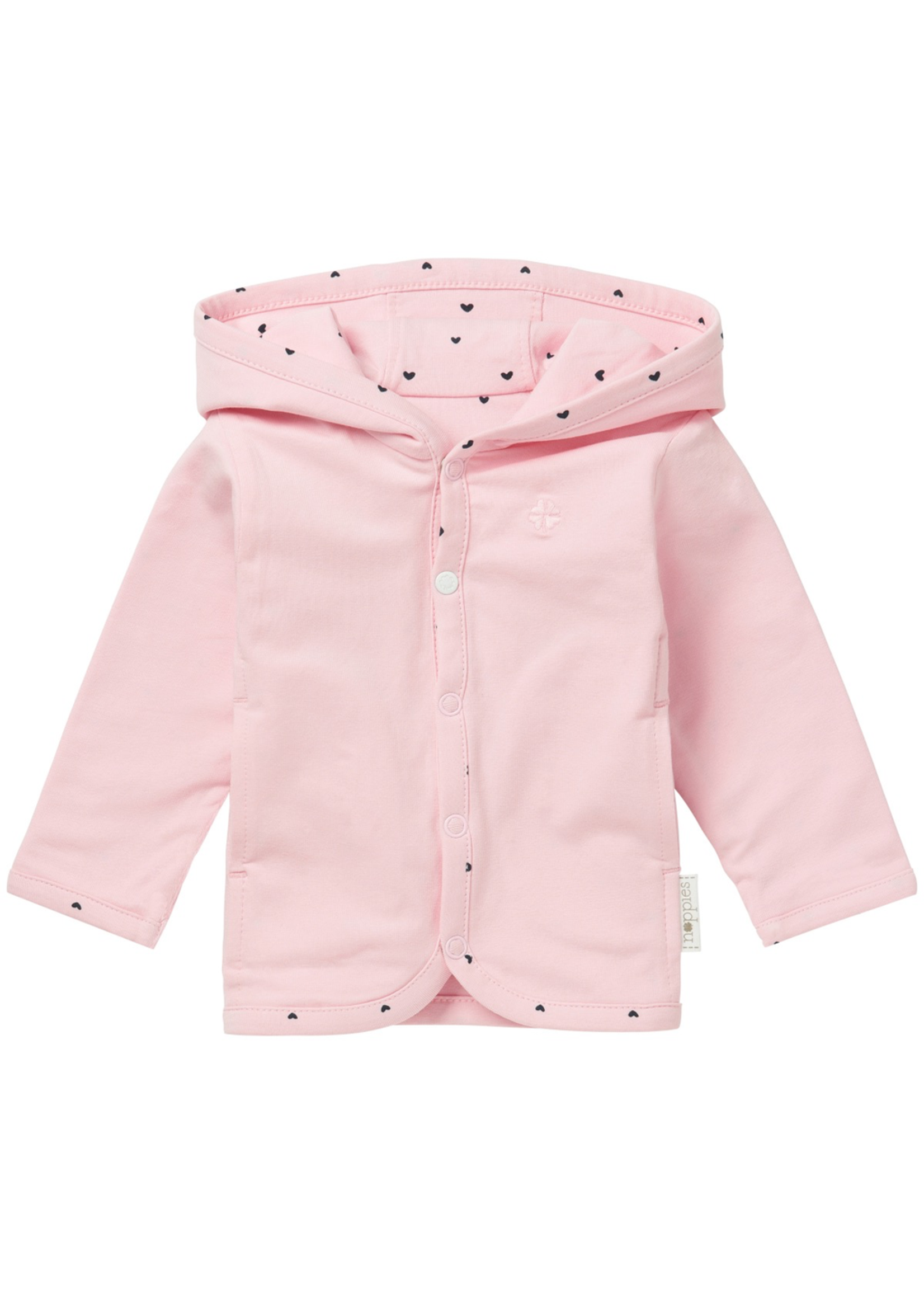 Noppies Kids Noppies Kids, Novi Reversible Cardigan for Baby Girl || Light Rose