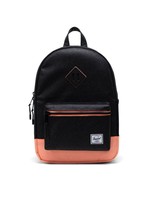 Herschel Supply Co. Heritage Backpack | Youth, Black Sparkle/Neon Peach, 16L