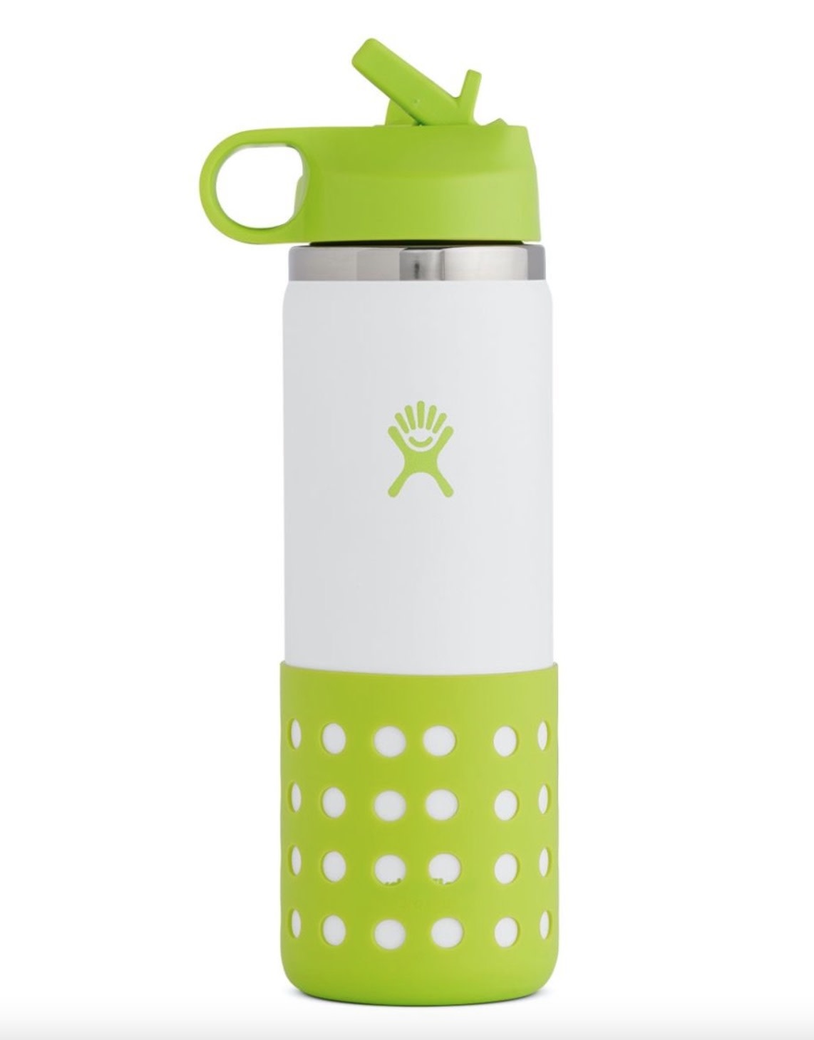 Hydro Flask Kids' Wide Mouth Bottle with Straw Lid & Boot - Wisteria - 20 oz