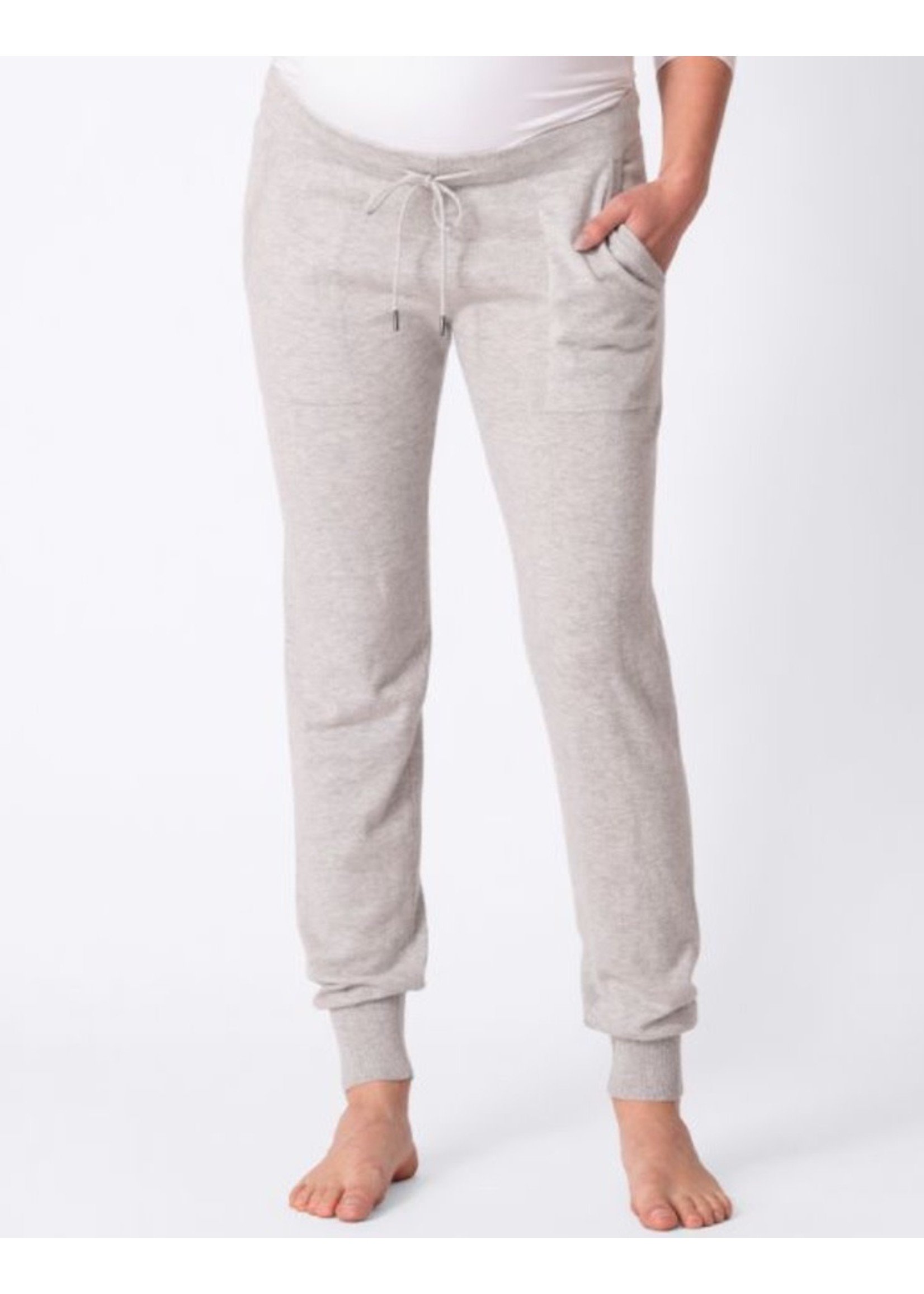 Seraphine Honour Knitted Maternity Sweatpants in Grey