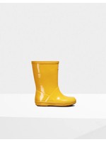Hunter Boots Hunter Boots, Original Kids First Classic Gloss Rain Boots: Yellow