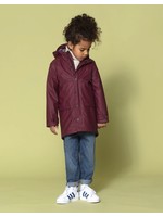 Go Soaky GOSOAKY, Lazy Geese Rain Coat in Tawny Port Red