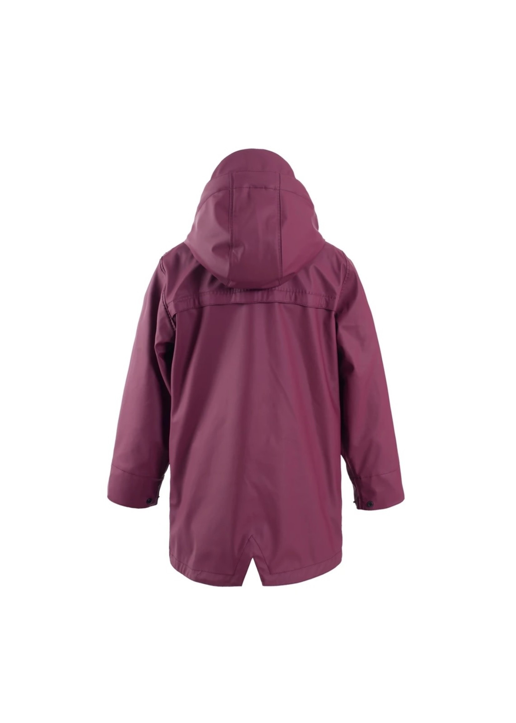 Go Soaky GOSOAKY, Lazy Geese Rain Coat in Tawny Port Red