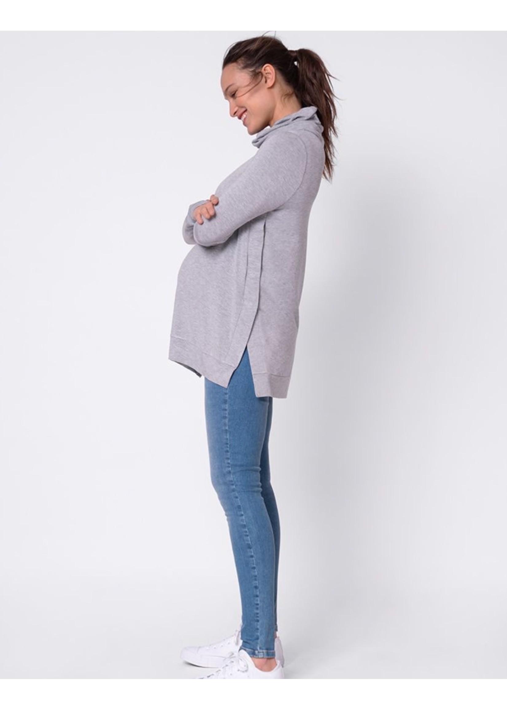 Seraphine Jacquelyn Roll Neck Nursing Sweater – Baby & Me Maternity