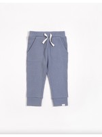 Petit Lem Petit Lem, Blue Dusk Modal Rib Pants (NB-24M)