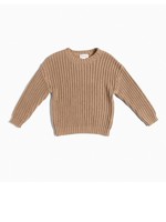 Miles the Label Miles The Label, Sand Chunky Knit Sweater
