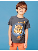 Tea Collection Tea Collection, Prowling Tiger Graphic Tee in Indigo