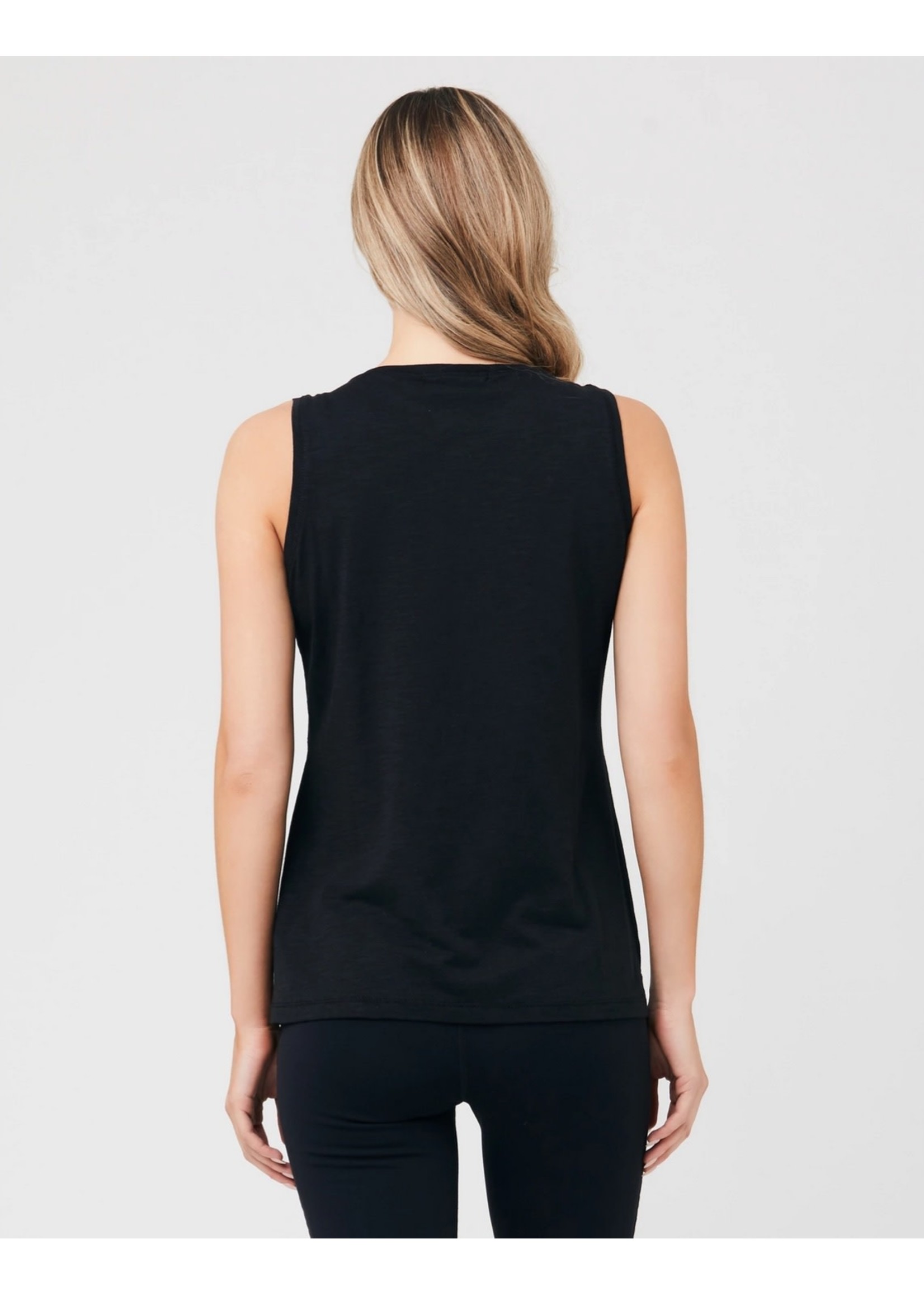 Maternity Black Jersey Nursing Cami