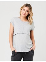 Ripe Maternity Jodie Ruched Rib Tank