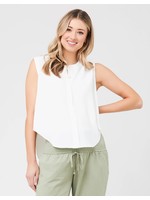 Ripe Maternity Ripe Maternity, Rickie Relaxed Shirt in White