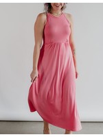 The Kindred Studio The Kindred Studio, Women's Maxine Dress in Flamingo Pink