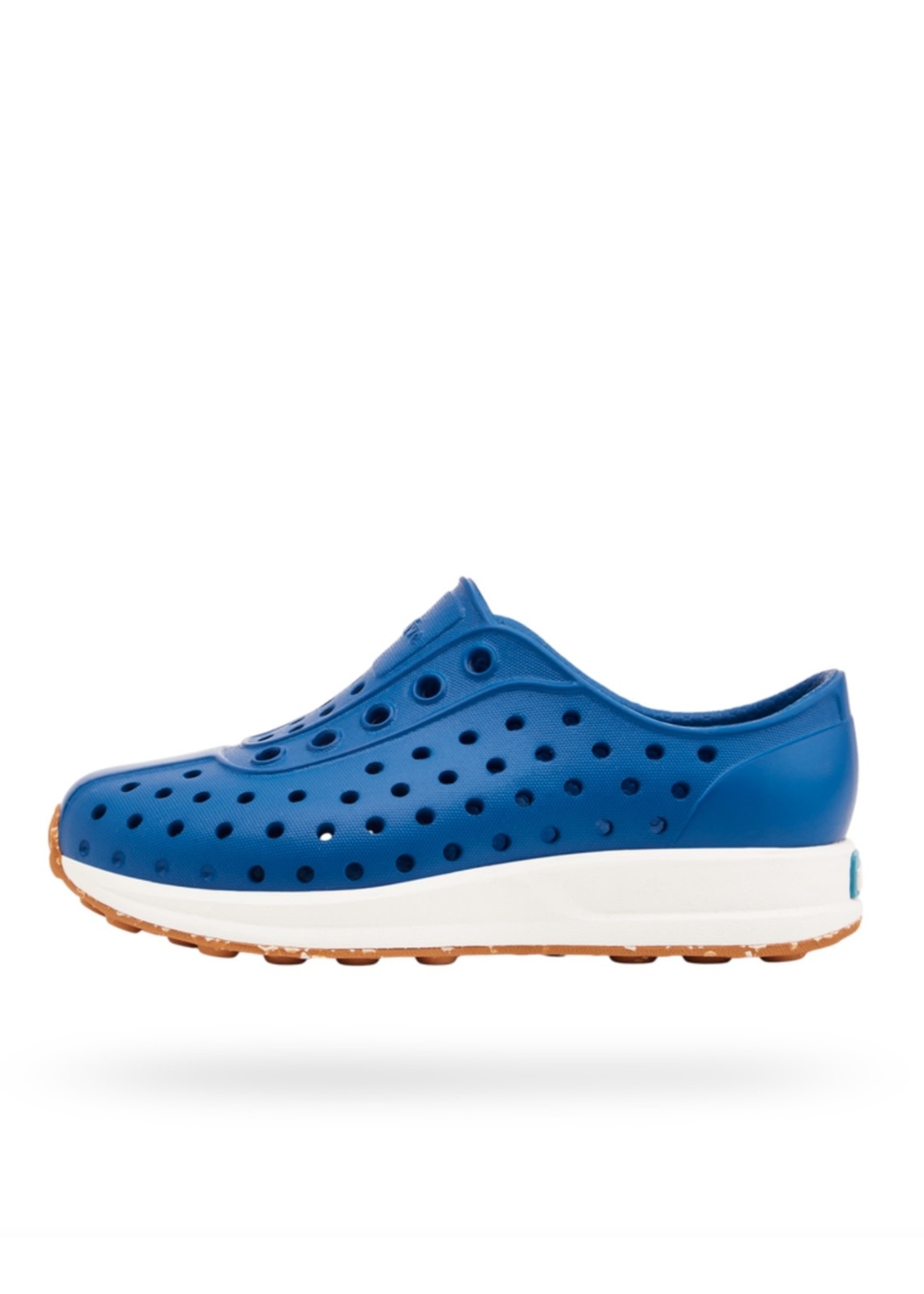 Native Shoes Native Shoes, Robbie Sugarlite™ Youth / Junior in Victoria Blue/ Shell White/ Mash Speckle Rubber