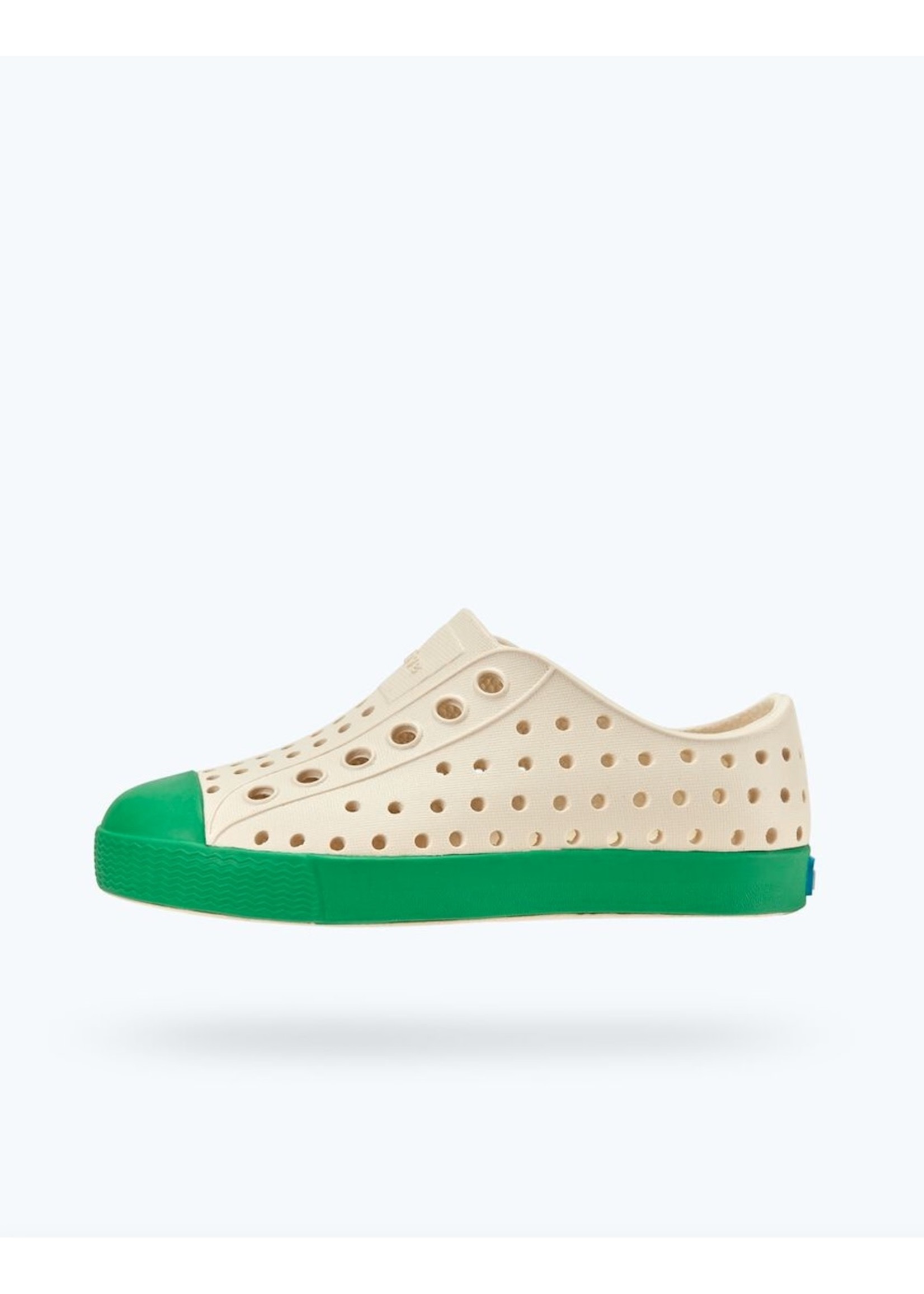 Native Shoes Native Shoes, Jefferson Youth / Junior in Bone White/ Picnic Green