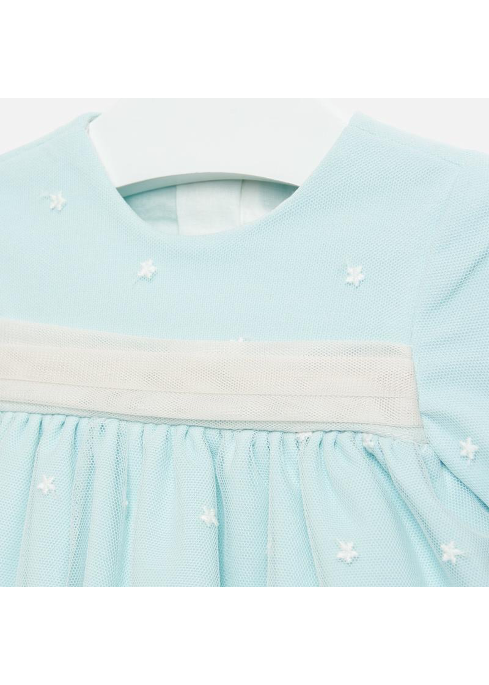 Mayoral Mayoral, Embroidered Tulle Dress for Baby Girl