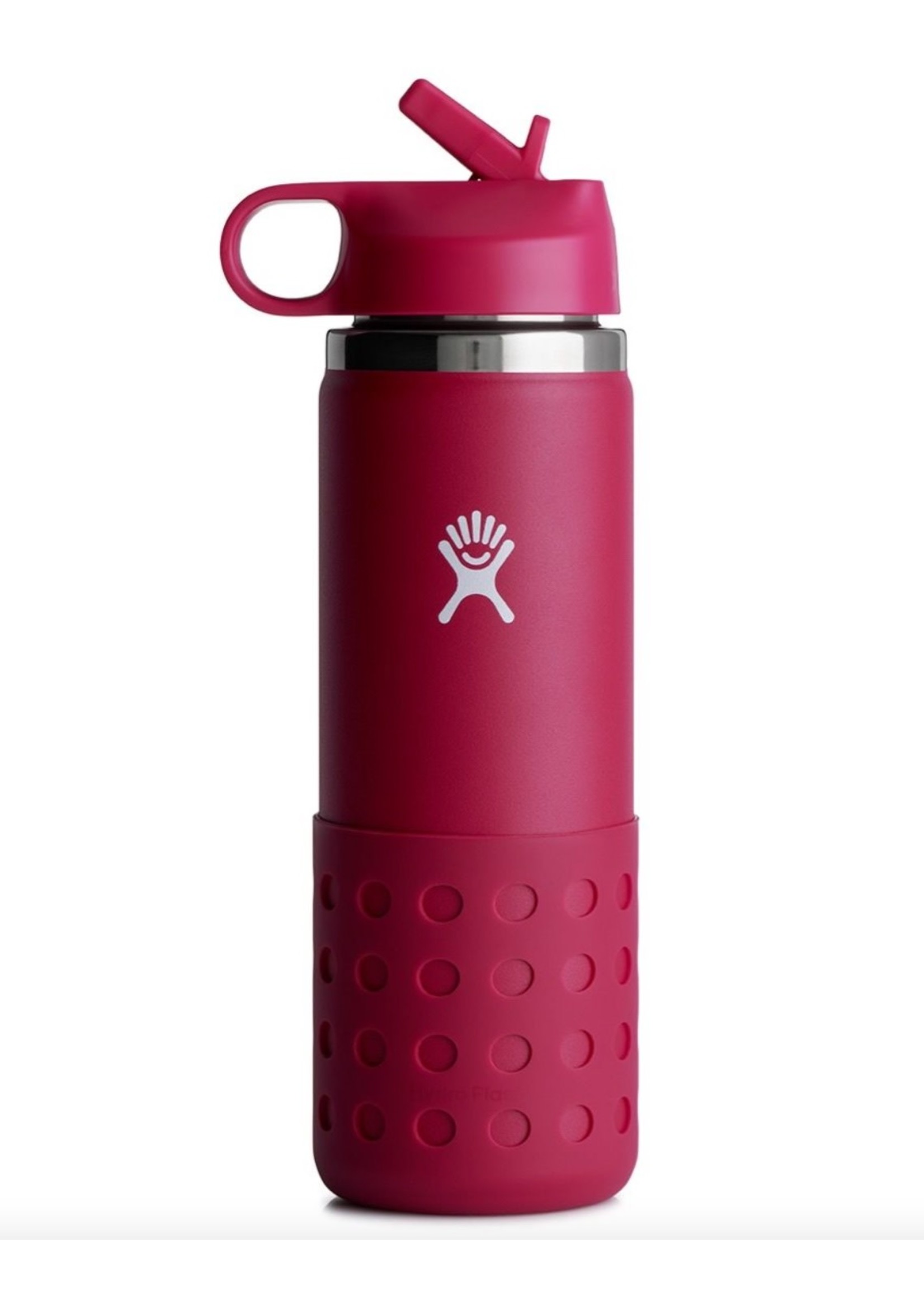 Hydro Flask Kids Wide Mouth Bottle with Straw Lid and Boot