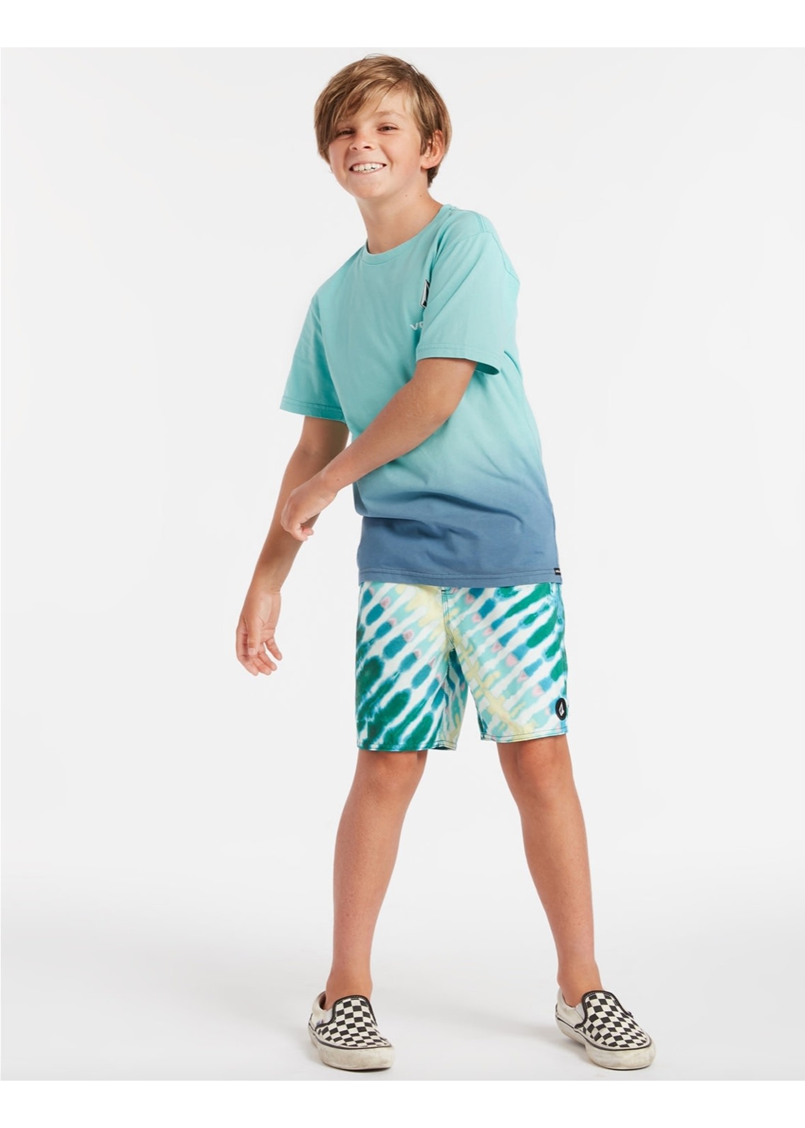 Volcom Volcom Kids, Little Boys Beach Bunch Trunks Tie Dye Multi