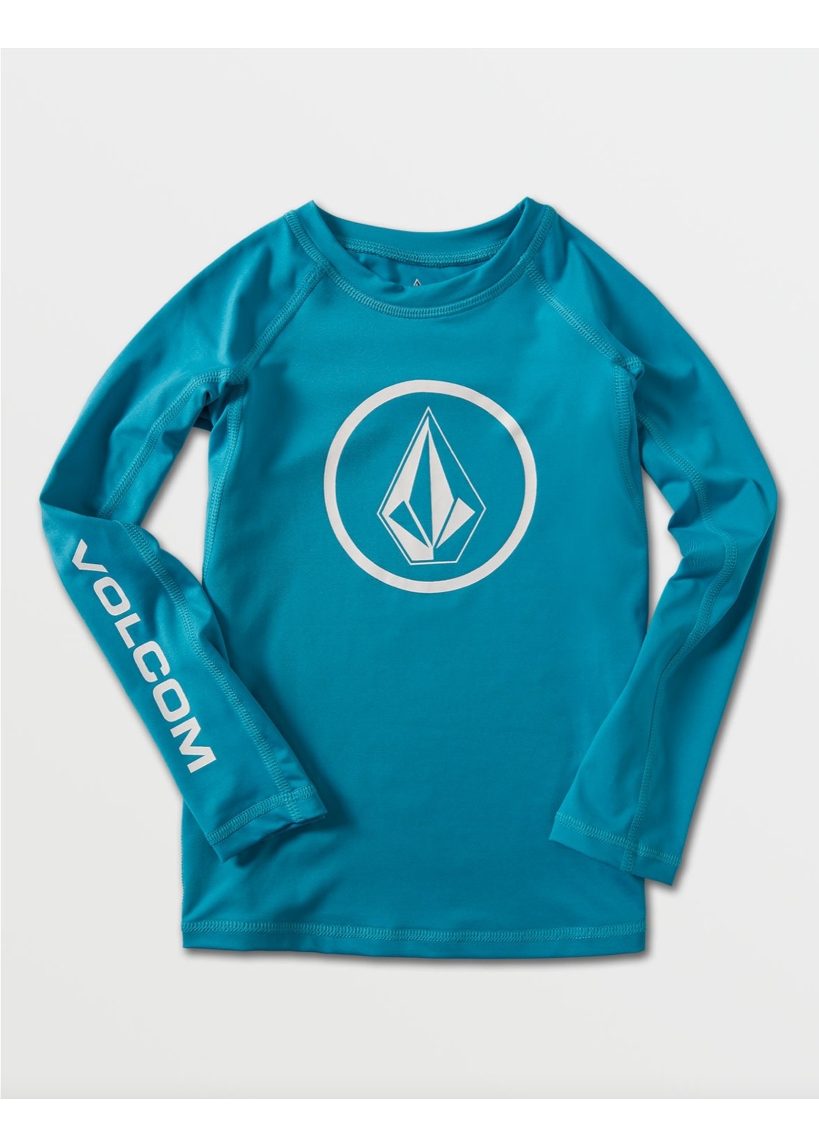 Volcom Volcom Kids, Little Boys Lido Long Sleeve UPF 50 Rashguard In Barrier Reef