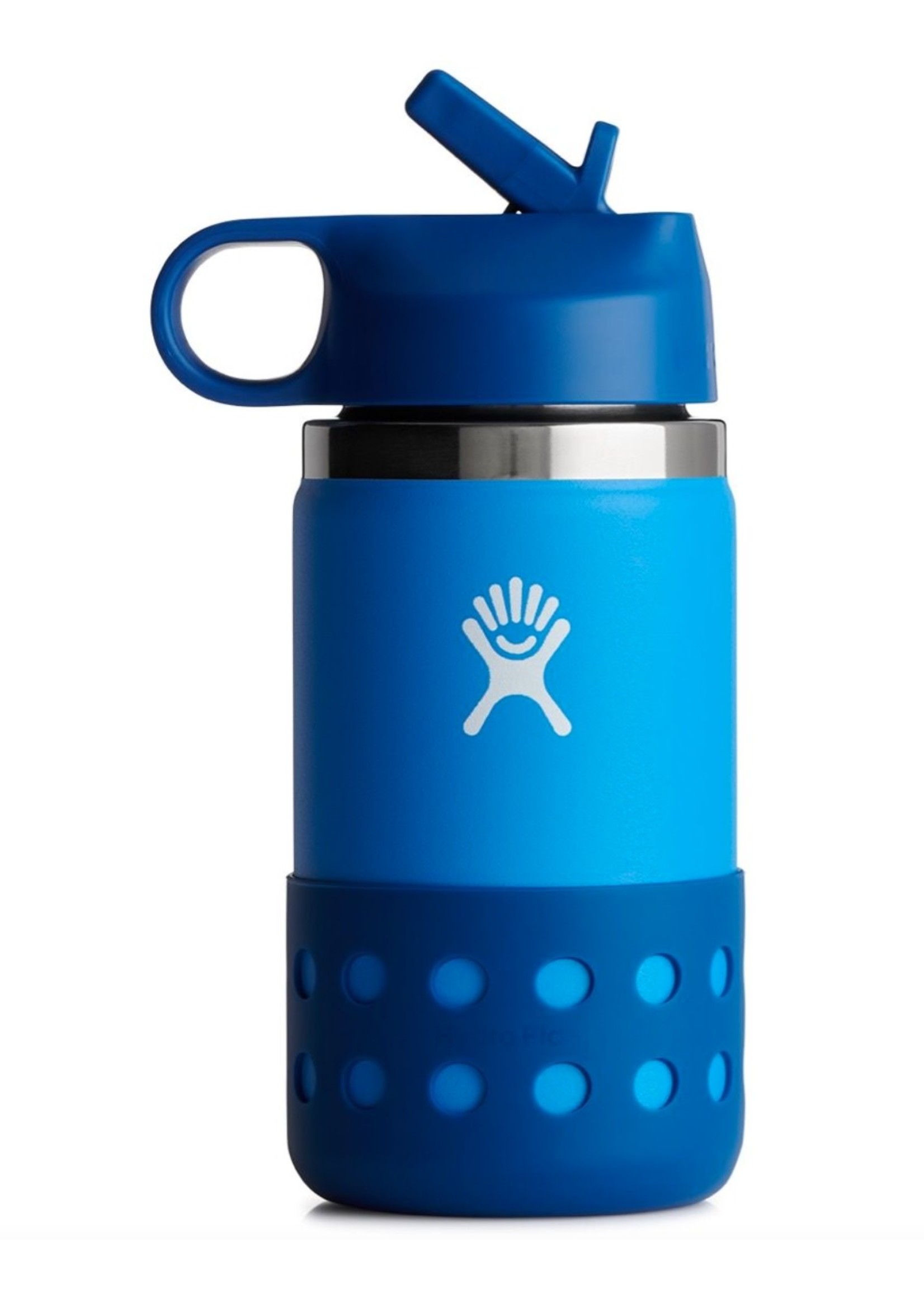 Hydro Flask Hydro flask, 12 oz Kids Wide Straw Lid & Boot || Lake