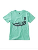 Tea Collection Tea Collection, Sushi Boat Graphic Tee in Turquesa