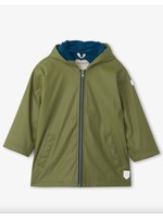 Hatley Hatley, Forest Green Zip Up Splash Jacket