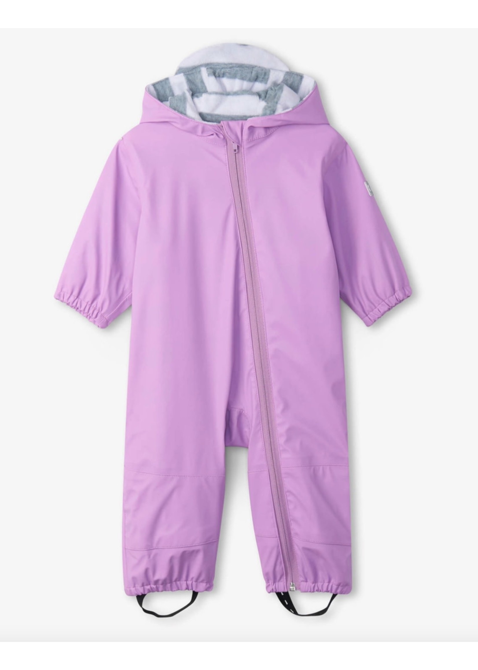 Hatley Hatley, Lilac Sherpa Lined Baby Rain Bundler