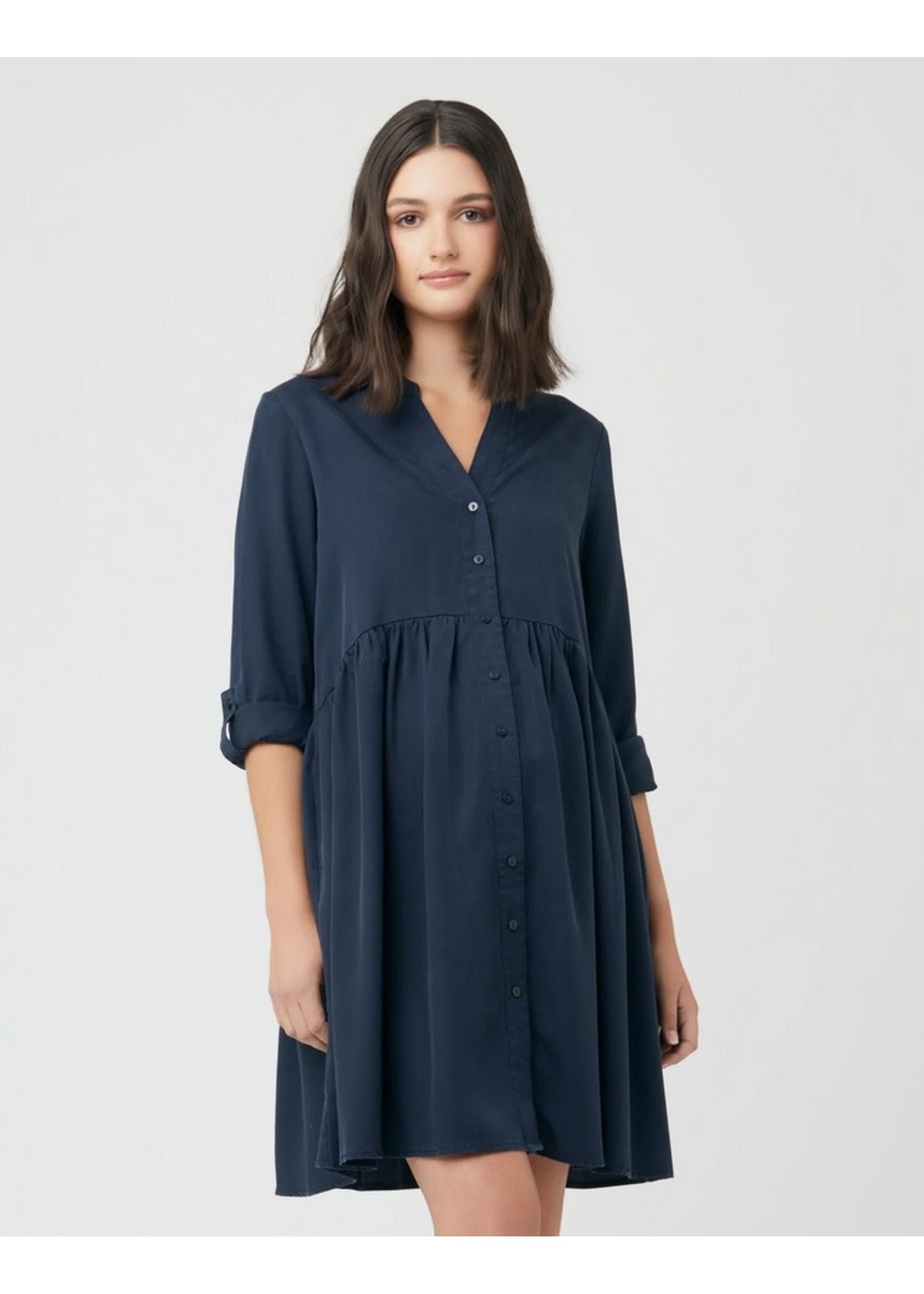 Ripe Maternity Ripe Maternity, Demi Tencel Dress || Navy
