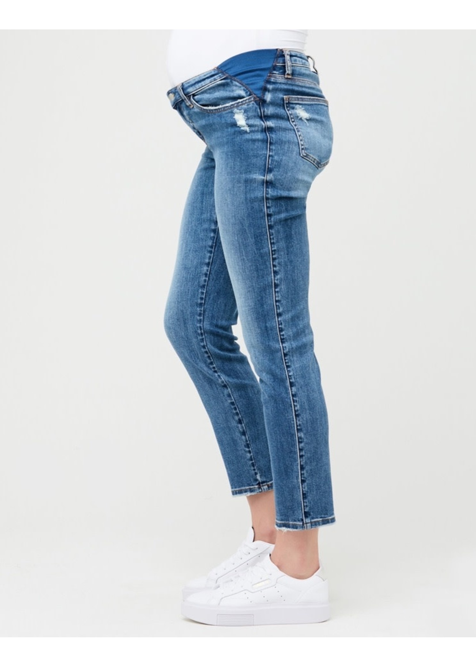 Ripe Maternity Ripe Maternity, Dylan Distressed Blue Jean