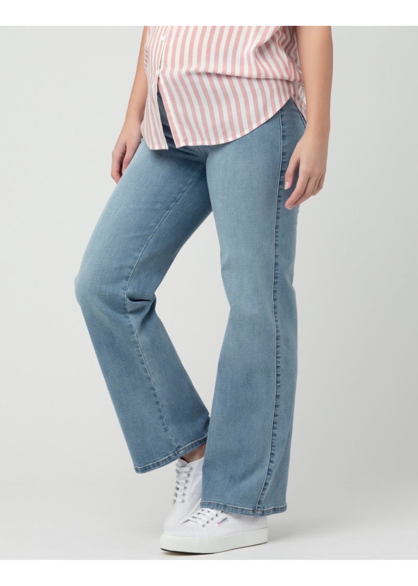 Ripe Maternity Ripe Maternity, Kyle Wide Leg Jean Light Blue