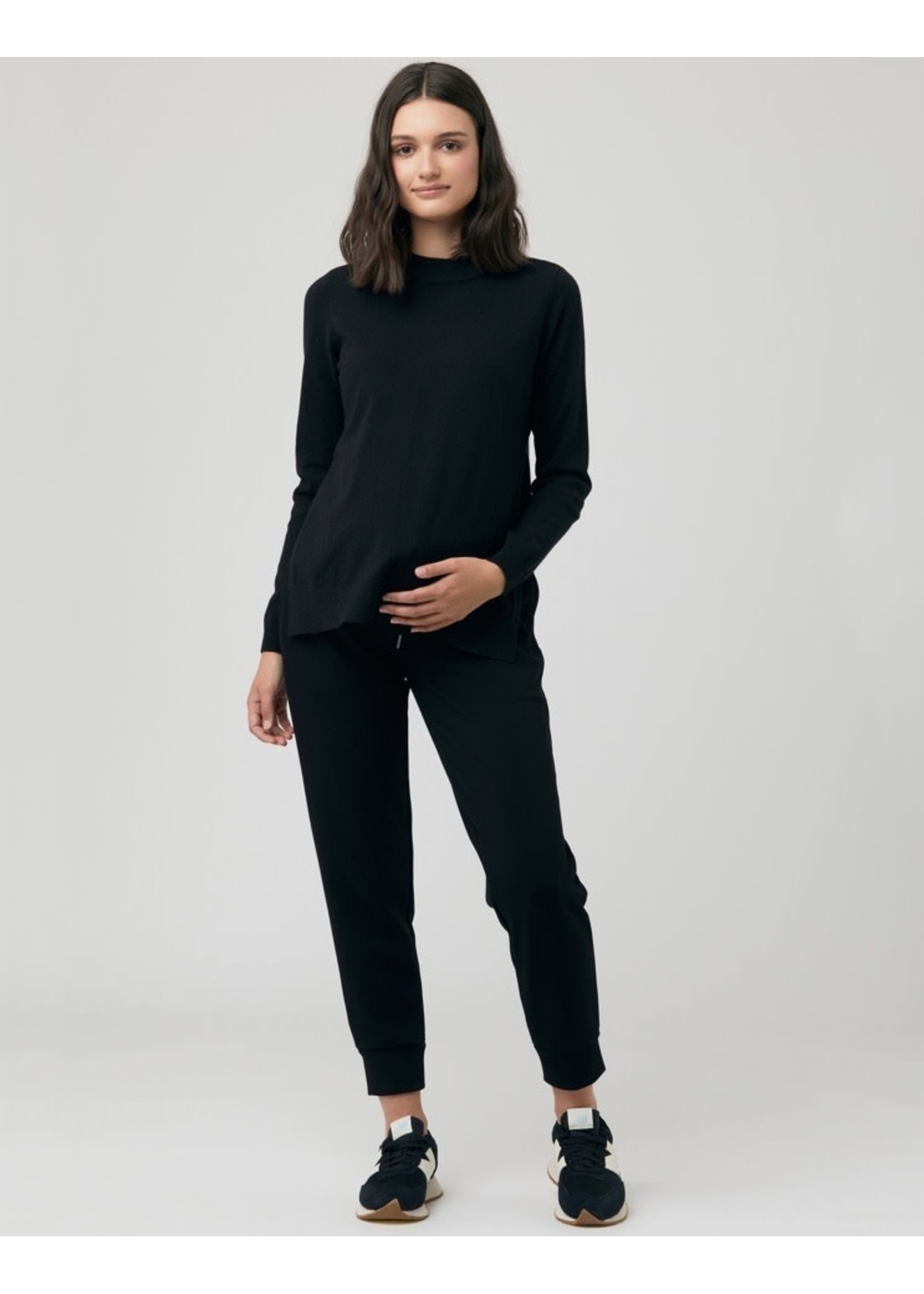 Ripe Maternity Ripe Maternity, Morgan Side Split Nursing Knit Black