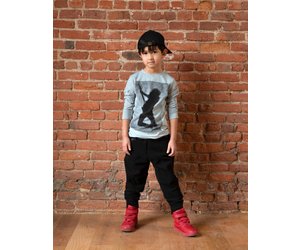 Boys Grey Gym Sweat Joggers, APPAMAN