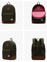 Herschel Supply Co. Herschel Supply, Heritage Backpack | Youth XL, Ivy Green/Saddle Brown, 22L