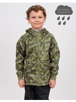 Therm Therm Kids, All-Weather Hoodie - Geo Camo | Waterproof Windproof Eco