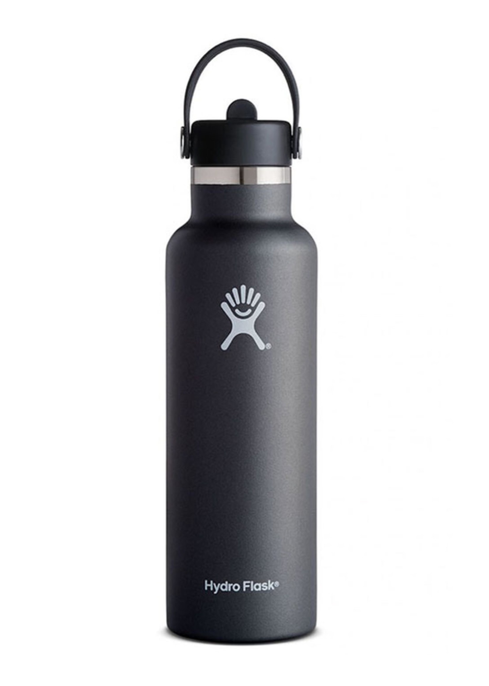 Hydro Flask Hydro Flask, 21oz Standard Mouth with Flex Straw Cap in Black