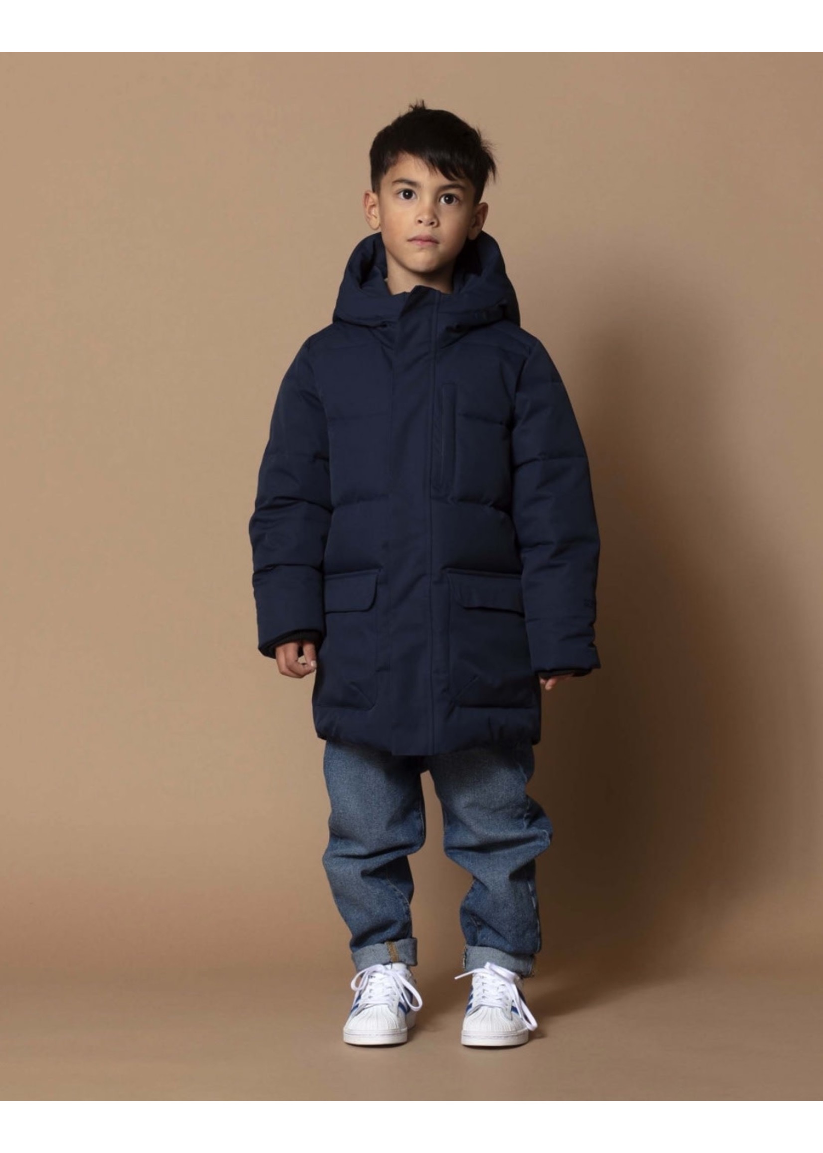 Go Soaky GOSOAKY, Tiger Eye Puffer Jacket || True Blue