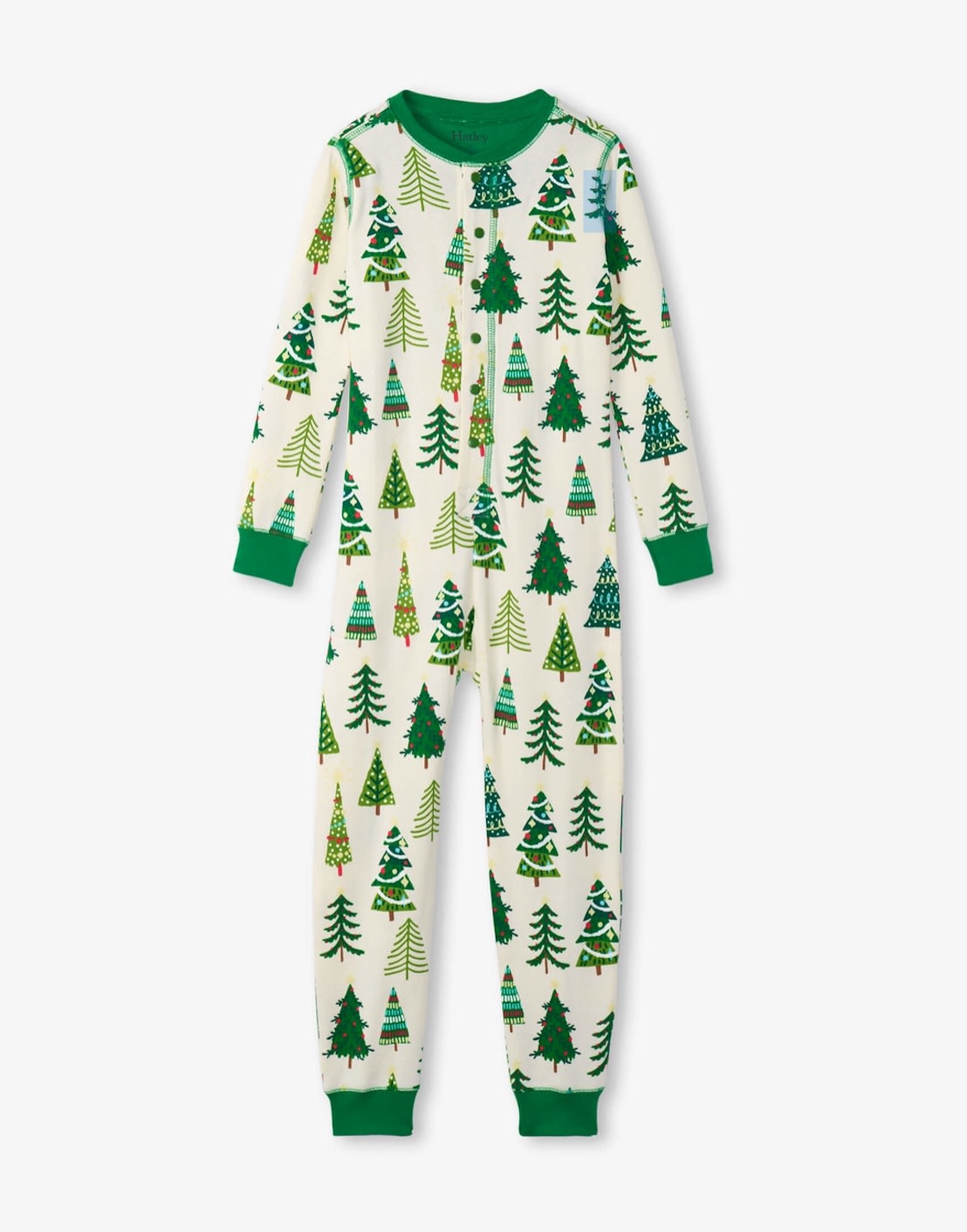 Hatley One Piece Pajamas - Glow In The Dark Christmas Trees Hatley One Piece Pajamas - Glow In The Dark Christmas Trees