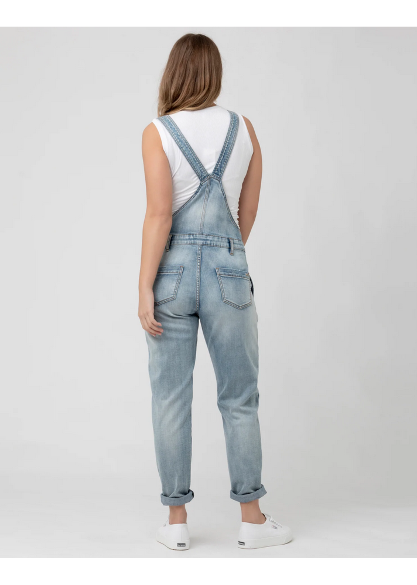 Ripe Maternity Ripe Maternity, Denim Overalls || Pale Blue