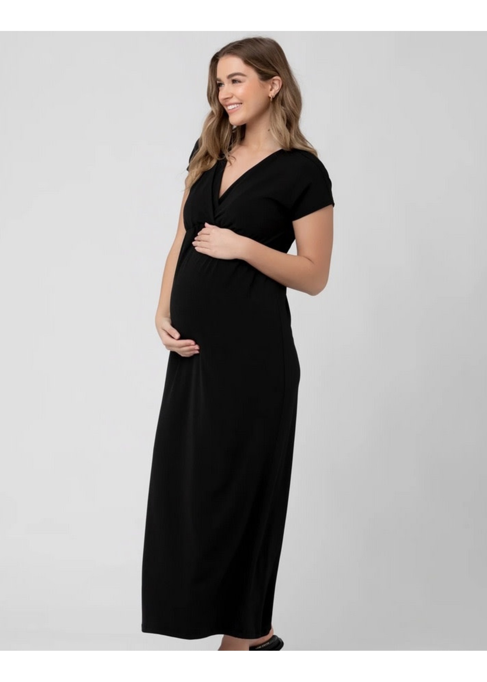 Ripe Maternity Ripe Maternity, Misha Nursing Dress || Black