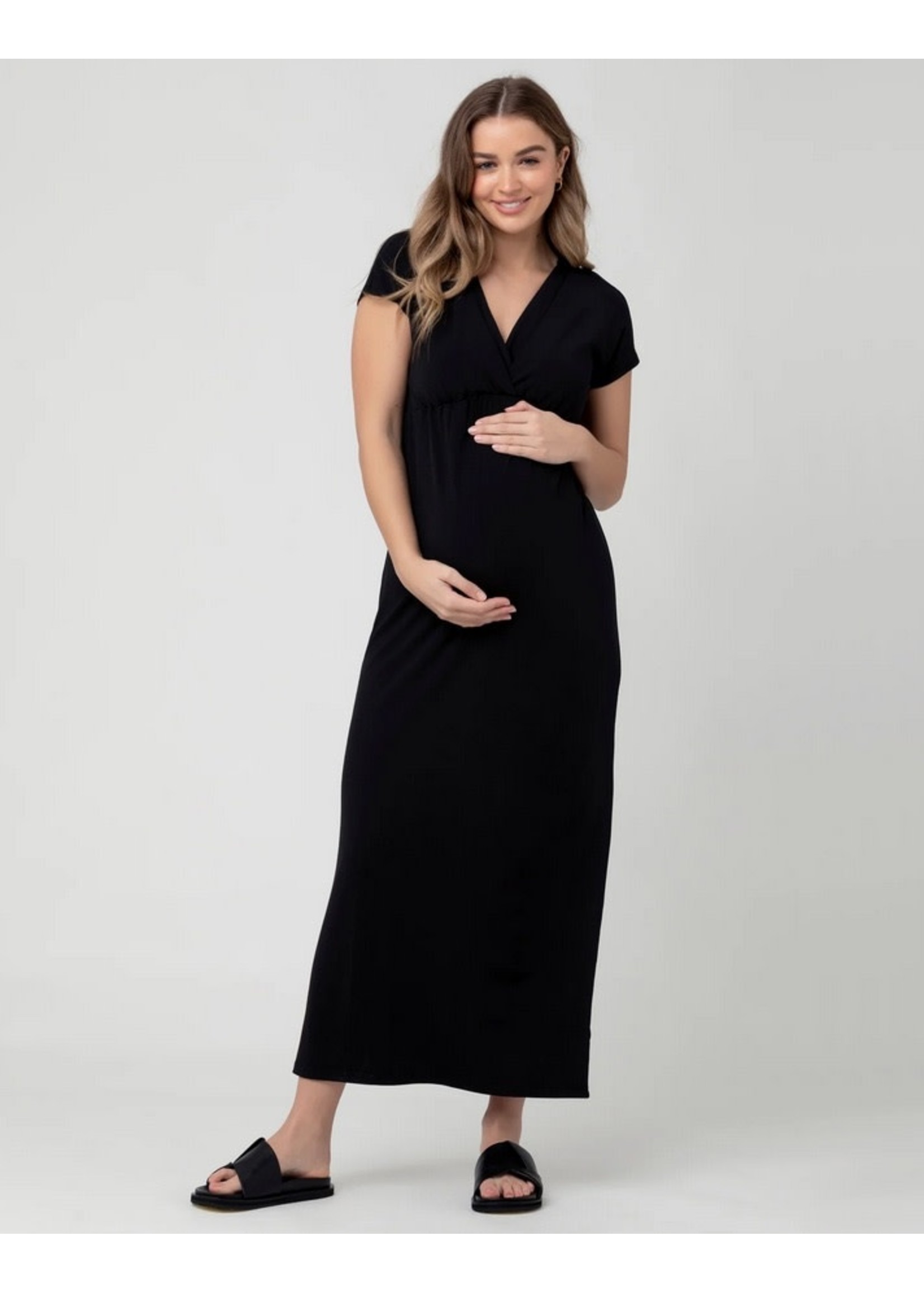 Ripe Maternity Ripe Maternity, Misha Nursing Dress || Black