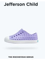 Native Shoes Native Shoes, Jefferson Youth / Junior in Healing Purple/ Shell White