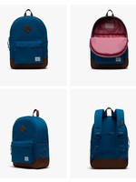 Herschel Supply Co. Herschel Supply Co., Heritage Backpack | Youth, Mykonos Blue/Saddle Brown, 16L