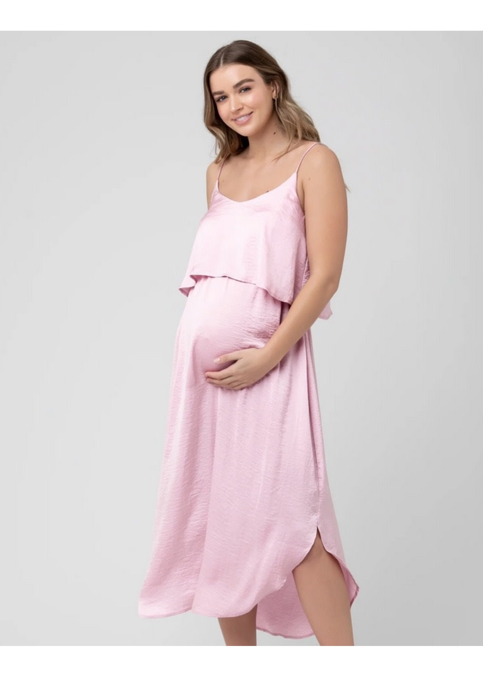 Ripe Maternity RIpe Maternity, Nursing Slip Dress || Pink