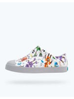 Native Shoes Native Shoes, Jefferson Sugarlite™ Print Youth /  Junior || Shell White/ Mist Grey/ Raincoat Robuddies