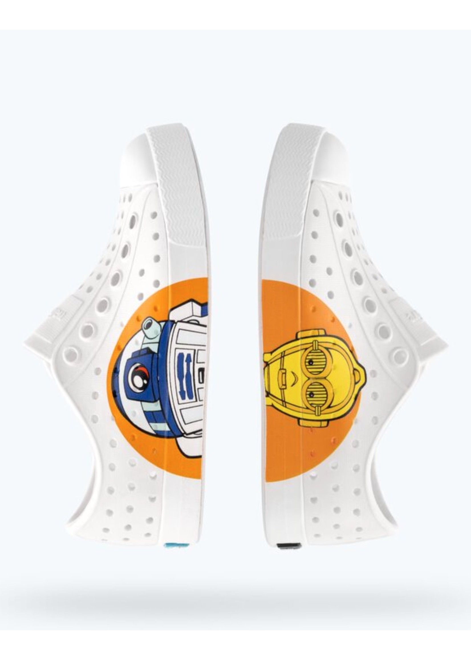 Native Shoes Native Shoes, Jefferson Star Wars™ Block Child  || Shell White/ Shell White/ Droids BFF